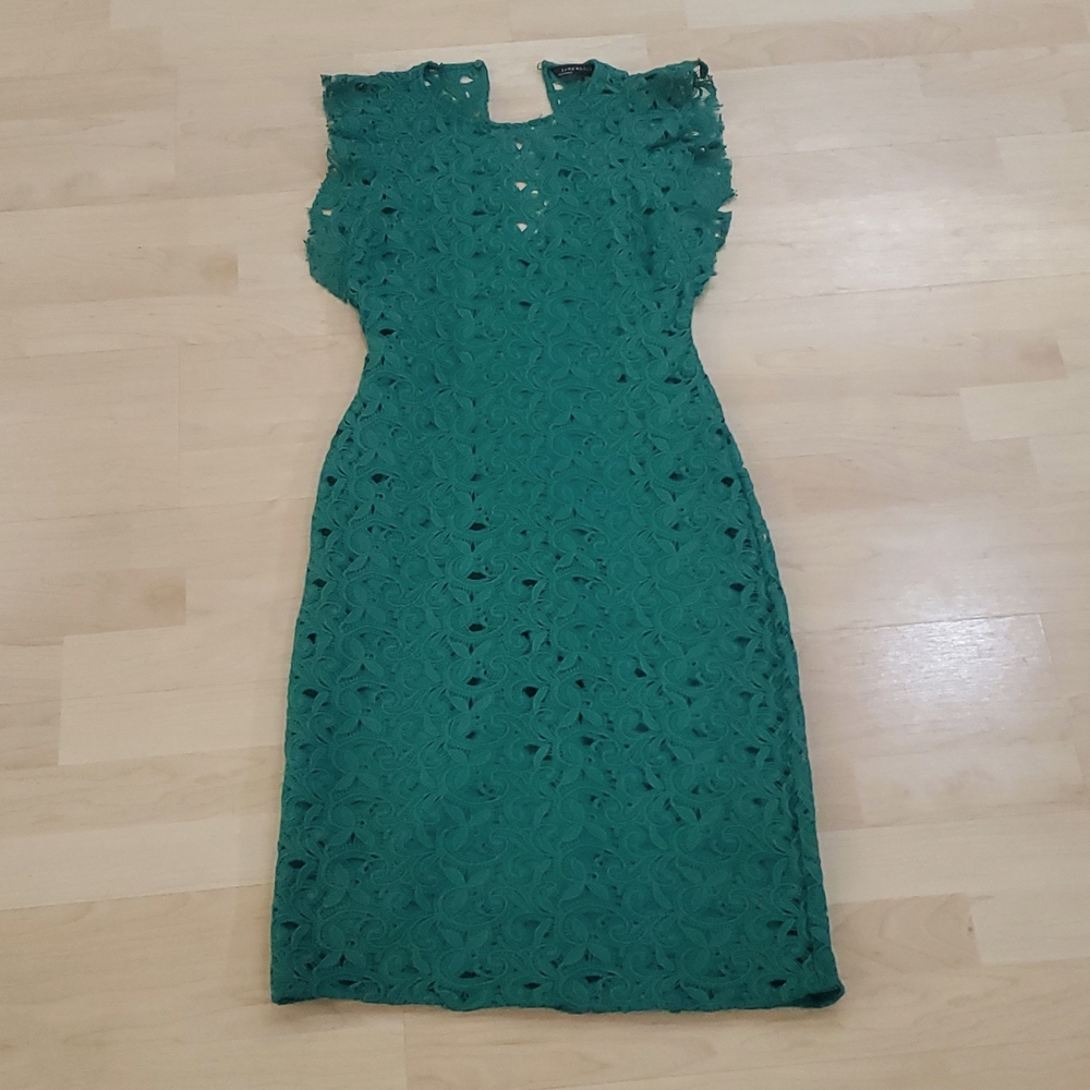 Zara Woman Green Dress